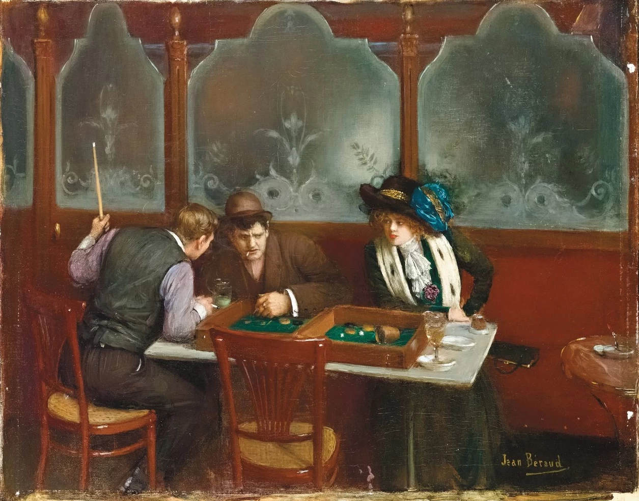 Al caffè, 1909